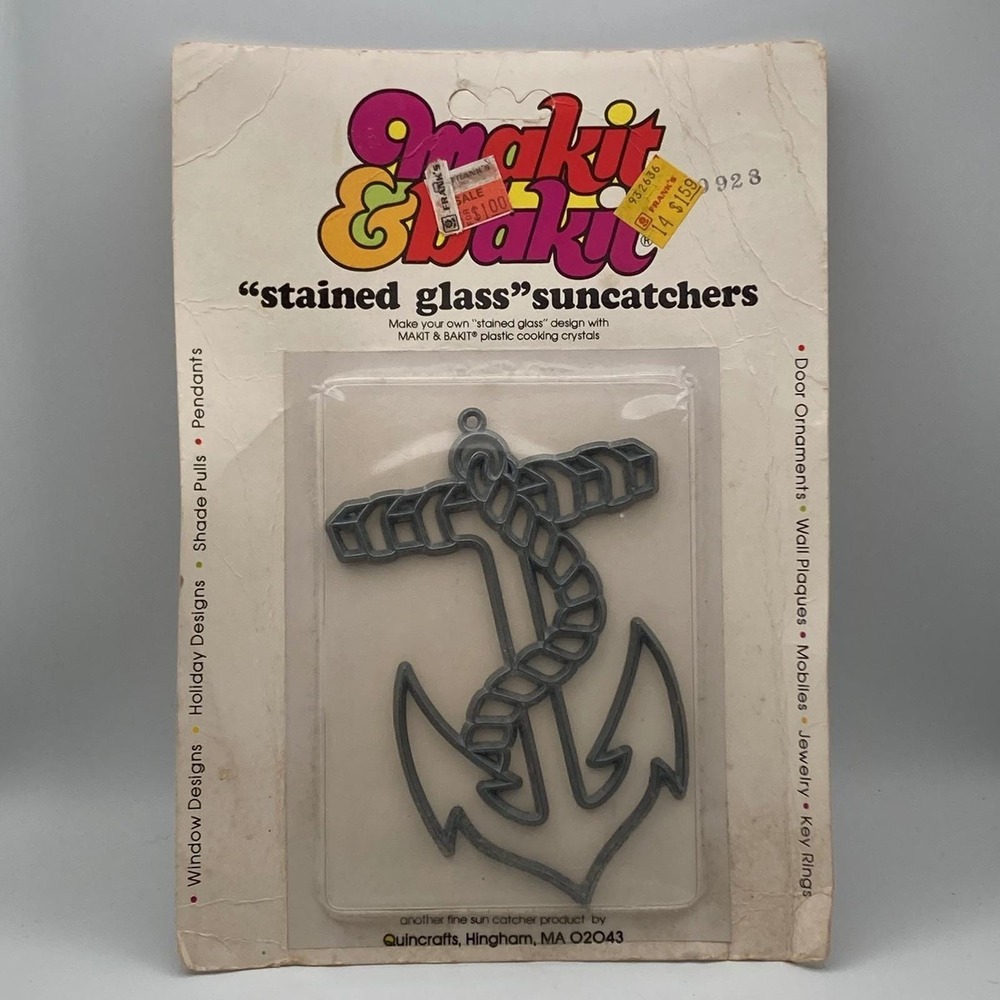 Makit & Bakit Suncatcher Frame / Nautical Anchor Rope Craft / No Crystals